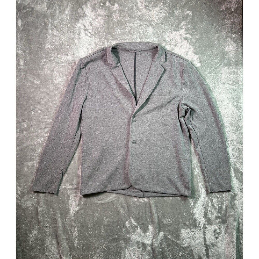 Vuori Vail Casual Blazer Jacket Mens XXL Gray Modal Blend Stretch City